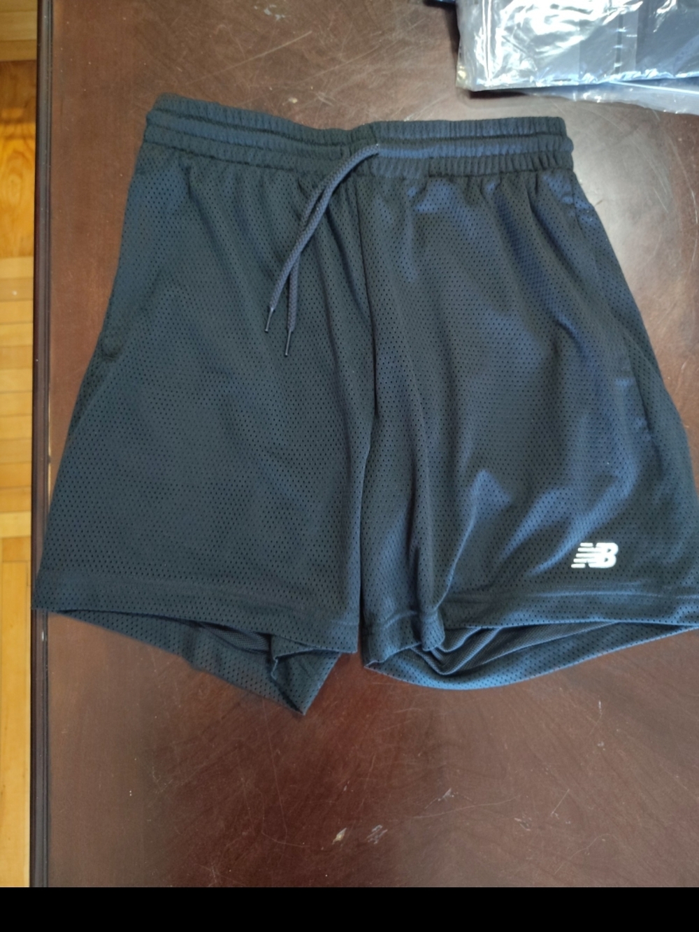 New Balance Black Men's Mesh Athletic Shorts